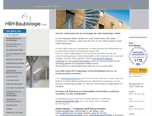 Tablet Screenshot of hbh-wohnbau.de